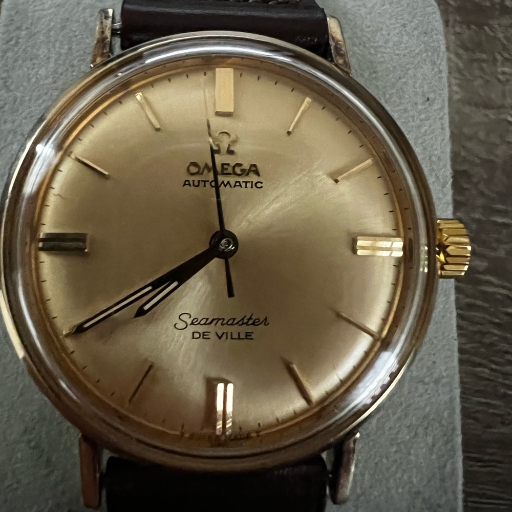 Omega seamaster de Ville gold circa 1960 automatic